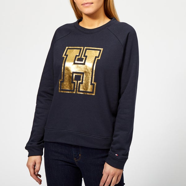 Tommy Hilfiger Women's Nera Round Neck Sweatshirt - Blue