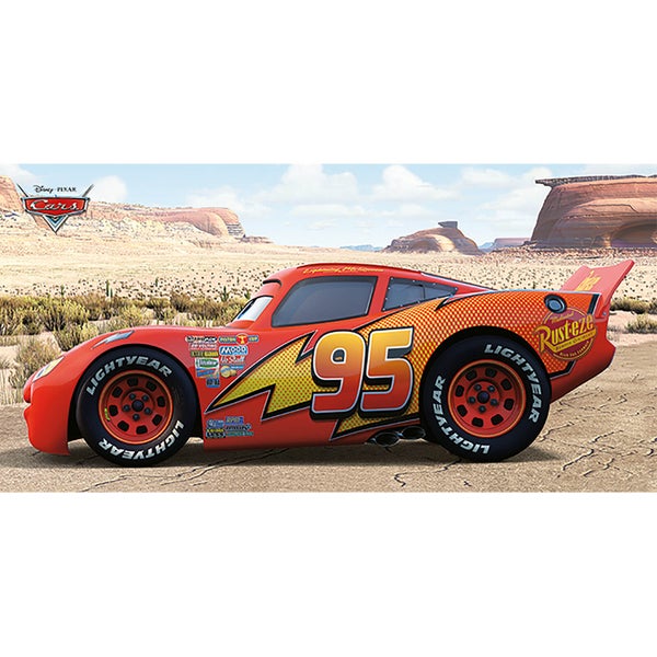Cars (Lightning McQueen Sideshot) 50 x 100cm Canvas