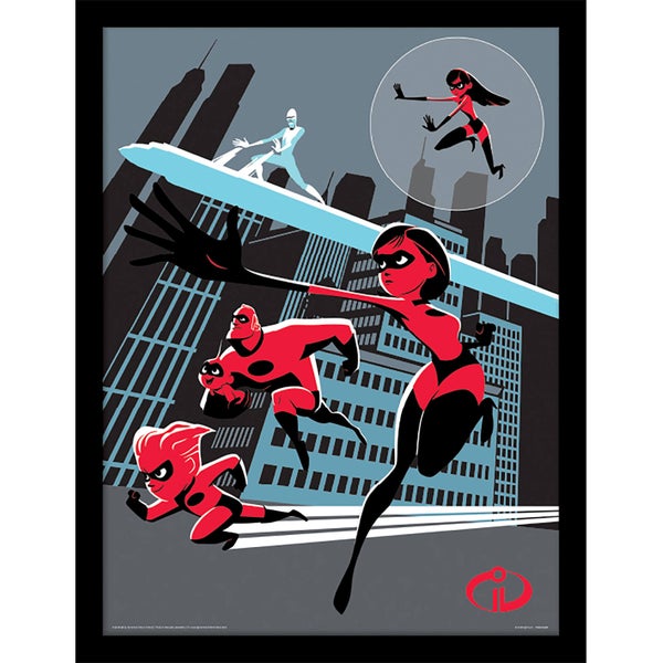Incredibles 2 (To Action) Framed 30 x 40cm Print