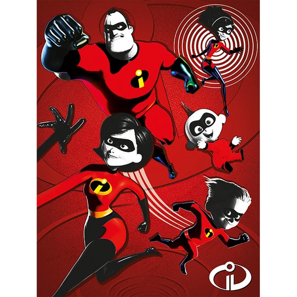Incredibles 2 (Family) 60 x 80cm Canvas