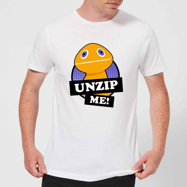 T-Shirt Homme Unzip Me! Zippy Rainbow - Blanc