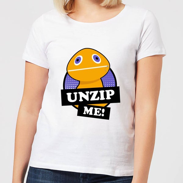 T-Shirt Femme Unzip Me! Zippy Rainbow - Blanc