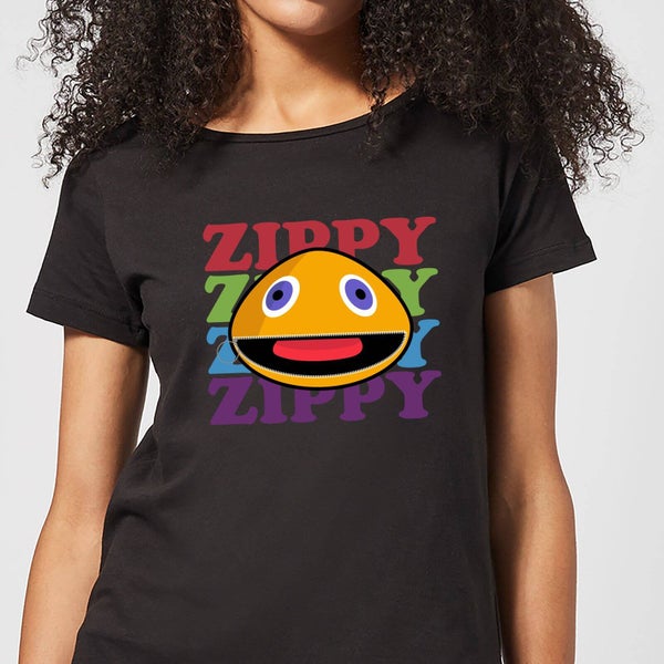 T-Shirt Femme Zippy Club Rainbow - Noir