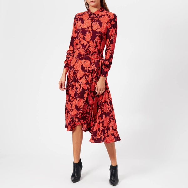 Whistles Women's Mackintosh Print Esme Dress - Red/Multi