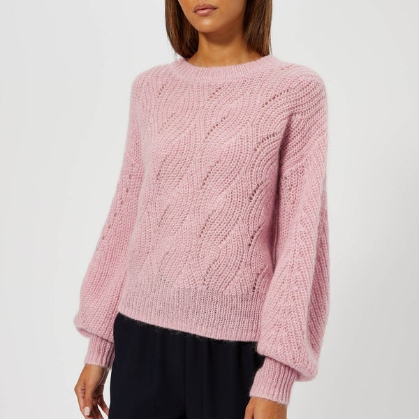 Whistles Women's Sophia Mohair Sweater - Pale Pink