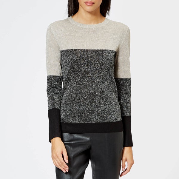 Whistles Women's Colour Block Sparkle Sweater - Multi