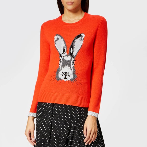 Whistles Women's Bunny Motif Intarsia Sweater - Multi