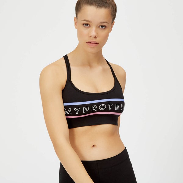 Myprotein The Original Logo Sports Bra - Black - M