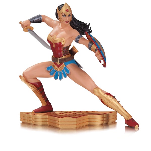 DC Collectibles Wonder Woman Art Of War Statue By Garcia Lopez 15cm