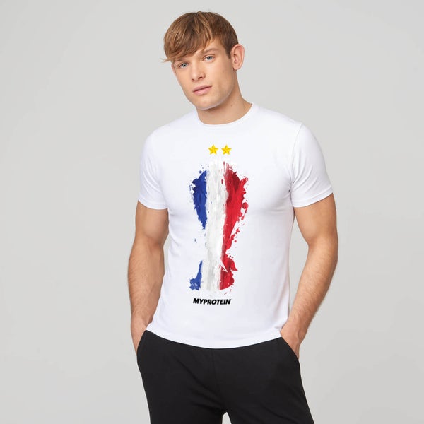 Myprotein France Football T-Shirt - White