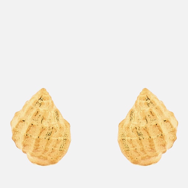 Anni Lu Women's Conch Shell Earrings - Gold