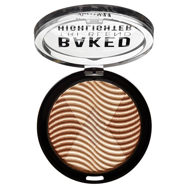 Barry M Cosmetics Tri-Blend Baked Highlighter rozświetlacz wypiekany – Bronze Deco