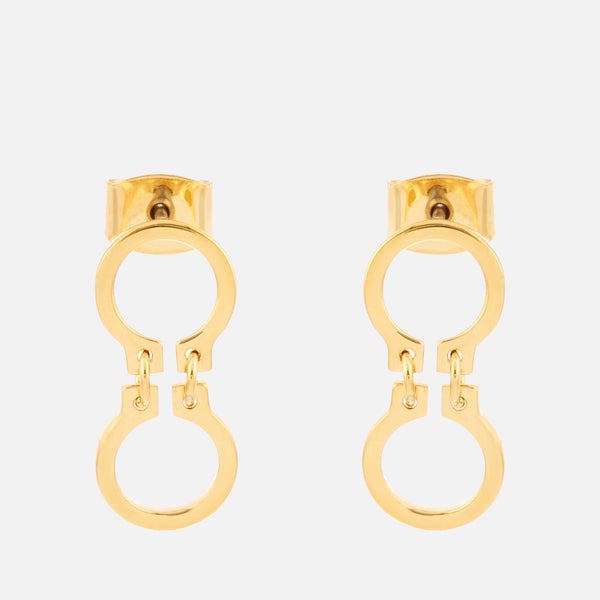 Whistles Women's Mini Circle Link Drop Earrings - Gold