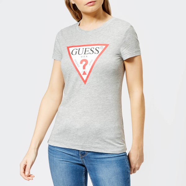 Guess Women's Short Sleeve Original T-Shirt - Grey