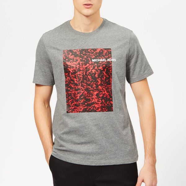 Michael Kors Men's Volcanic Print Graph T-Shirt - Ash Melange
