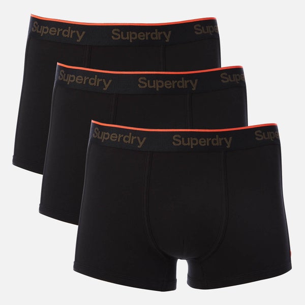 Superdry Men's 3 Pack Boxer Shorts - Black
