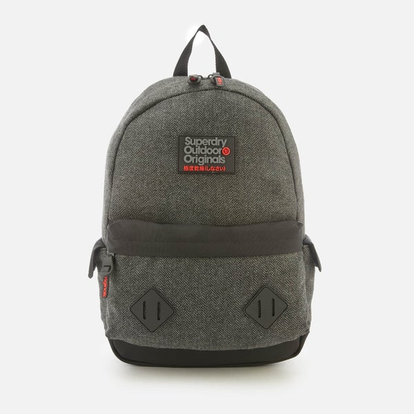 Superdry Men's Herrington Montana Backpack - Grey Herringbone