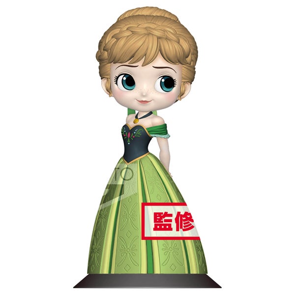 Banpresto Q Posket Disney Frozen Anna Coronation Style Figure 14cm (Pastel Colour Version)