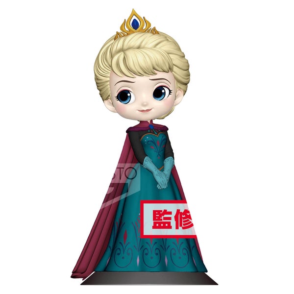 Figurine La Reine des neiges Elsa Reine 14 cm (Version Classique ) Disney - Banpresto Q Posket