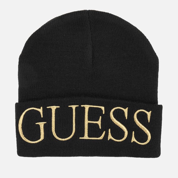 Guess Women's Logo Beanie Hat - Black