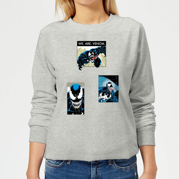 Venom Collage Women's Sweatshirt - Grey