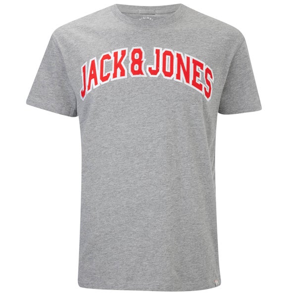 Jack & Jones Originals Men's Urbia T-Shirt - Light Grey Marl