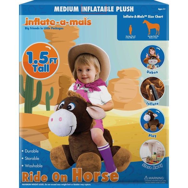 Inflate-A-Mals - 1.5ft Ride-On Horse