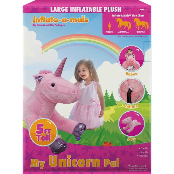 Inflate-A-Mals - 5 Foot Unicorn