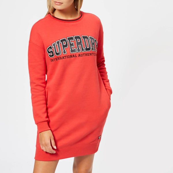 Superdry Women's Urban Street Sweat Dress - Primary Red