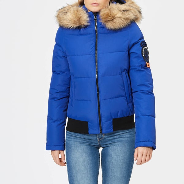 Superdry Women's Everest Ella Bomber Jacket - Cobalt