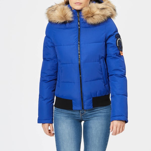 Superdry Women's Everest Ella Bomber Jacket - Cobalt