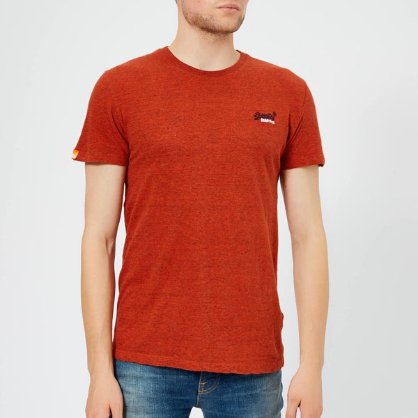 Superdry Men's Orange Label Small Logo T-Shirt - Arizona Orange Grit