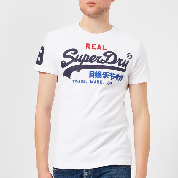 Superdry Men's Vintage Logo Tri T-Shirt - Optic