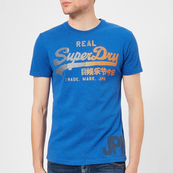 Superdry Men's Vintage Logo First T-Shirt - Portland Cobalt Grit