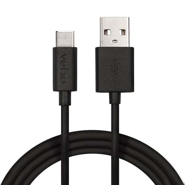 Veho 1m USB to USB Type C Cable - Black