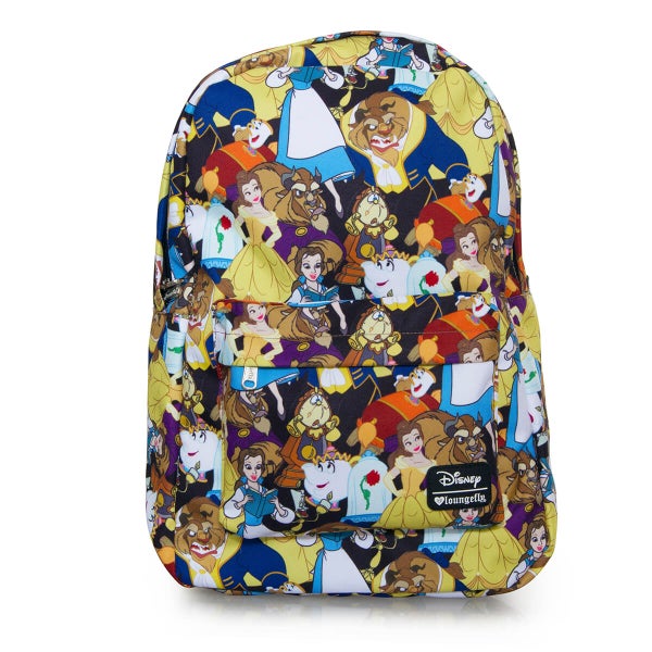 Loungefly Disney Beauty and the Beast AOP Backpack