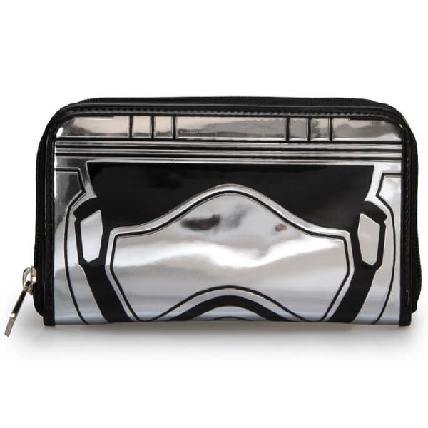 Loungefly Star Wars Captain Phasma Silver Metallic Embossed Wallet