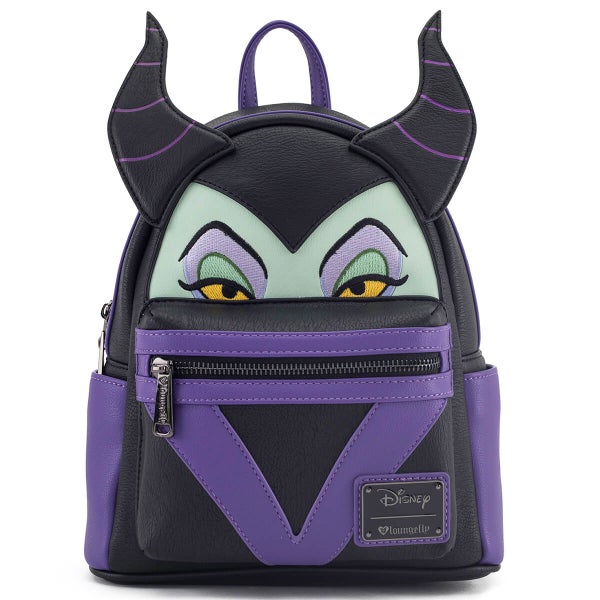Loungefly Disney Maleficent Face Mini Backpack