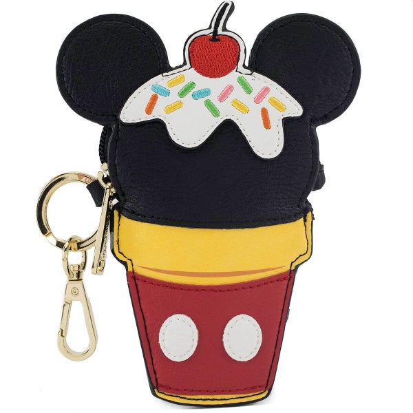 Loungefly Disney Mickey Mouse Ice Cream Cone Coin Bag