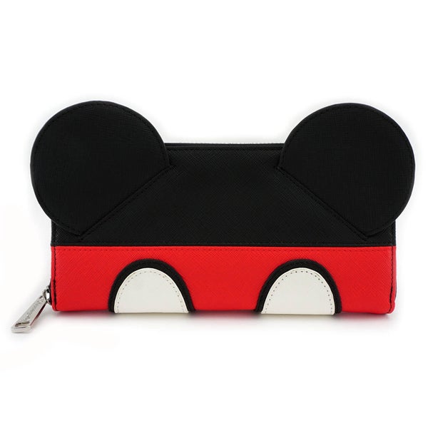 Loungefly Disney Mickey Mouse Suit Zip Around Wallet