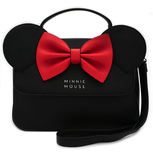 Loungefly Disney Minnie Mouse Cross Body Bag with Ears and Bow