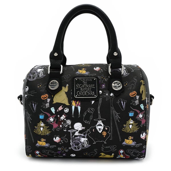 Loungefly Disney The Nightmare Before Christmas Character Saffiano Faux Leather Duffle Bag
