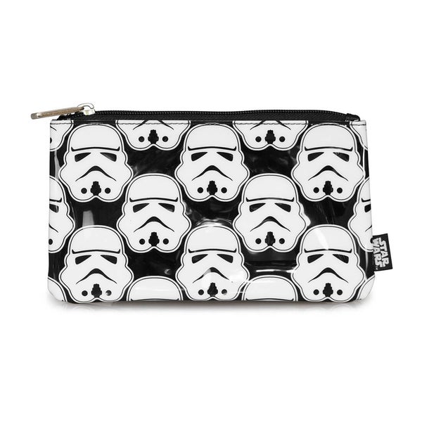 Loungefly Star Wars Stormtrooper All Over Print Pencil Case - Black/White