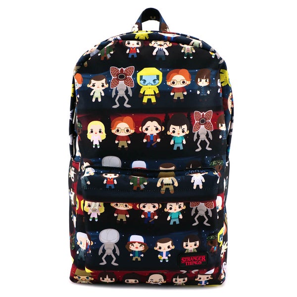 Loungefly Stranger Things Baby Characters AOP Print Backpack Bag