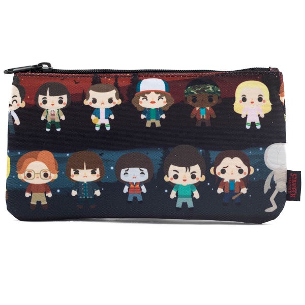 Loungefly Stranger Things Baby Characters AOP Print Pencil Case