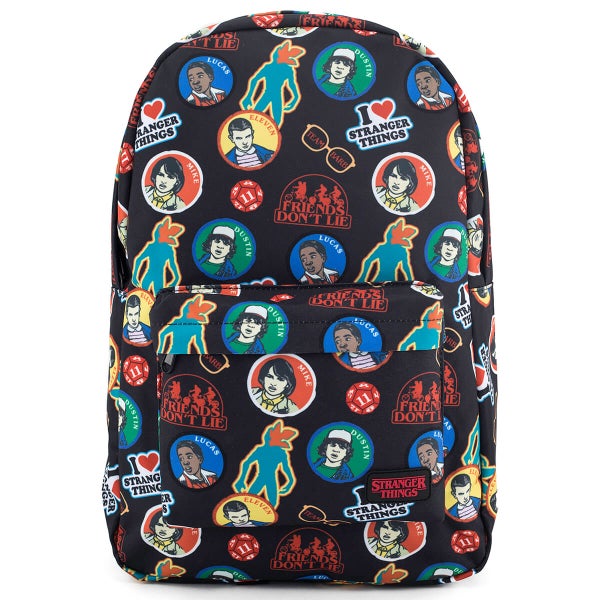 Loungefly Stranger Things Sticker Print Backpack