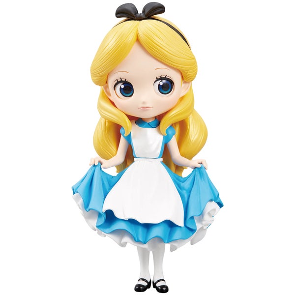 Banpresto Q Posket Disney Alice in Wonderland Alice Figure 14cm (Normal Colour Version)