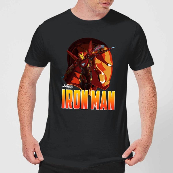 T-Shirt Homme Iron Man Avengers - Noir