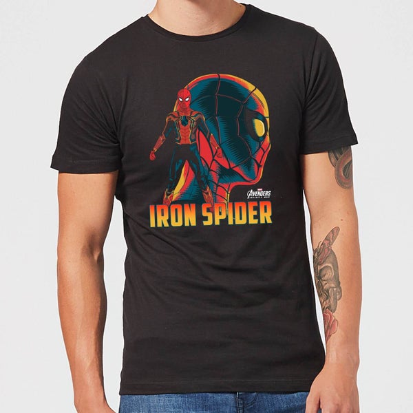 T-Shirt Homme Iron Spider Avengers - Noir