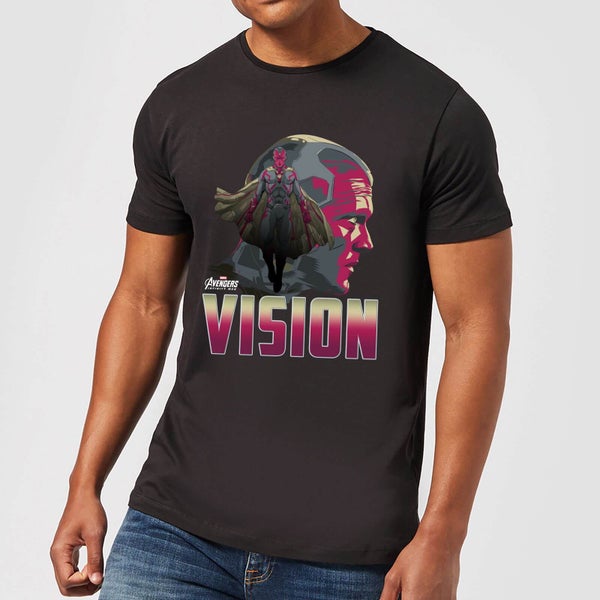 T-Shirt Homme Vision Avengers - Noir